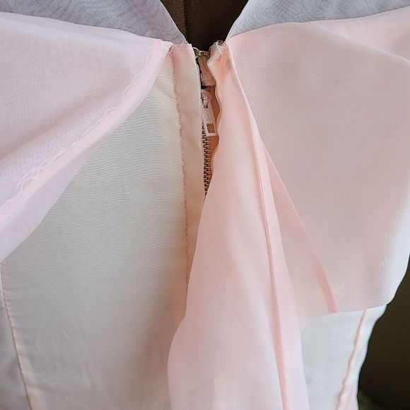 Vintage 50s 60s Tempo Togs Montreal Pink Dress Girls - Picture 8 of 12